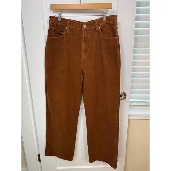 BDG Pants - BDG Urban Outfitters Brown Corduroy Straight Leg High Rise Pants Size 30